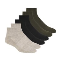 Medias Dkny Para Hombre Paquete De 6, Altura Media, Beige Claro, Talla 10-13