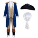 thumbnail image 1 of Disfraz de Spooktacular Creations de George Washington para niños de 10 a 12 años, 1 of 6