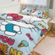 thumbnail image 1 of Hello Kitty You Make Me Happy Comforter Set with Sheets - 3 Piece Bedding Includes Pillow Covers - Super Soft Bedding Room Decor Twin, 1 of 5