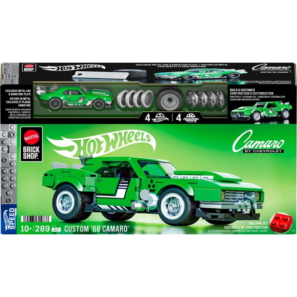 Auto Mattel Brick Shop Hot Wheels Custom 68 Camaro Armable 8+ | Lider