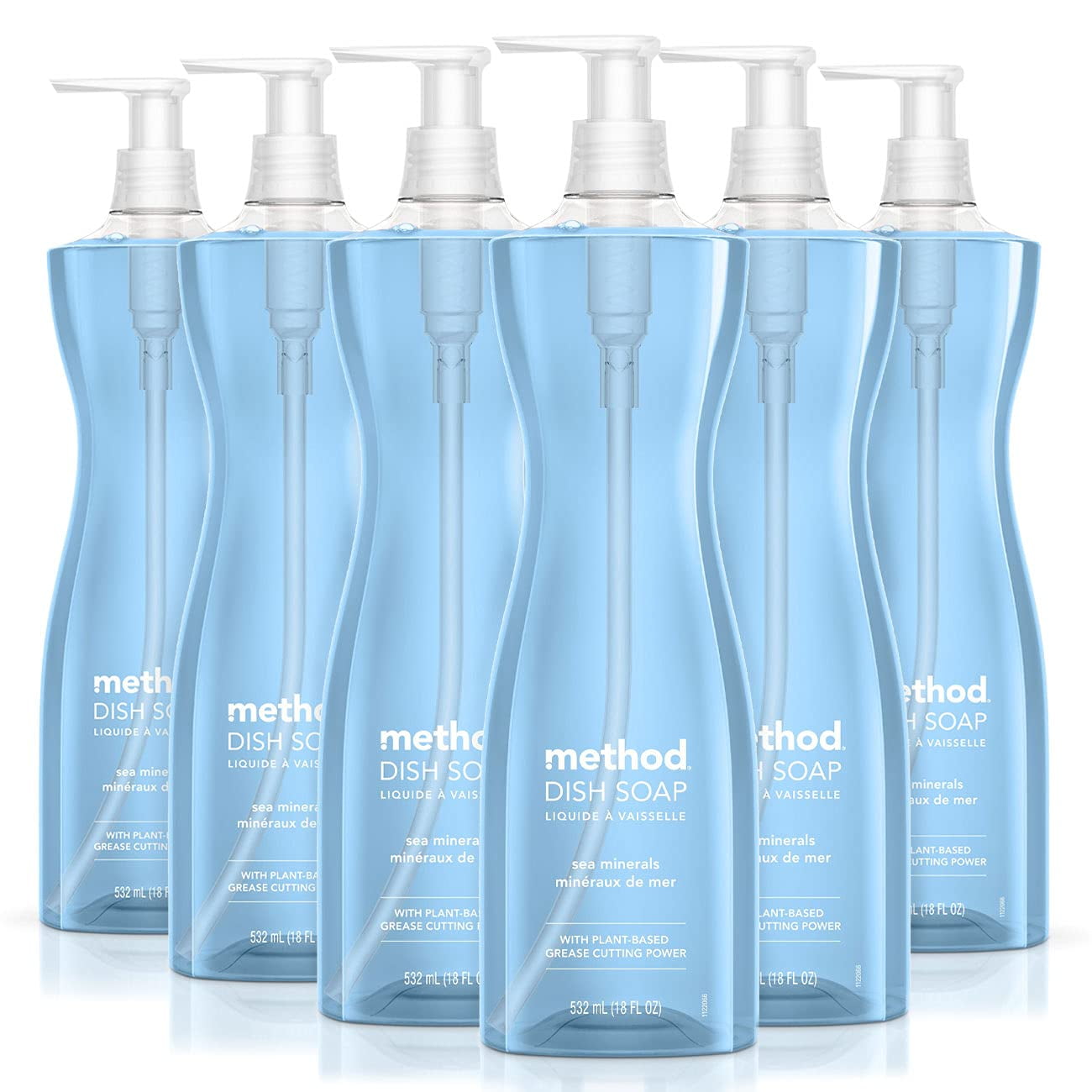 Jabón En Gel Para Platos Method Sea Minerals Scent 532 Ml (paquete De 6)