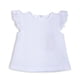 thumbnail image 1 of Polera Bebé Niña Manga Corta Lisa con Broches Blanco Pillin, 1 of 3
