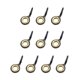 thumbnail image 3 of 10x Guías de ca?a de pescar de acero inoxidable Kit de reparación de punta de ca?a de pescar Oro 6, 3 of 5