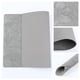 thumbnail image 2 of REGALWOVEN Juego de 6 Manteles Individuales de Cuero Sintético para Decoración de Mesa de Comedor de Cocina, Manteles Lavables Limpiables Gris 18*12in, 2 of 7