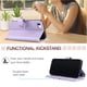 thumbnail image 2 of Funda Acolchada con Anilla y Correa para Samsung Galaxy S20 Plus Slots para Tarjetas Morado, 2 of 5