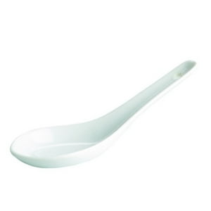 Star Fine Porcelain - Set De 12 Cuchara Coctel De Porcelana Blanca 11Cm Star Round