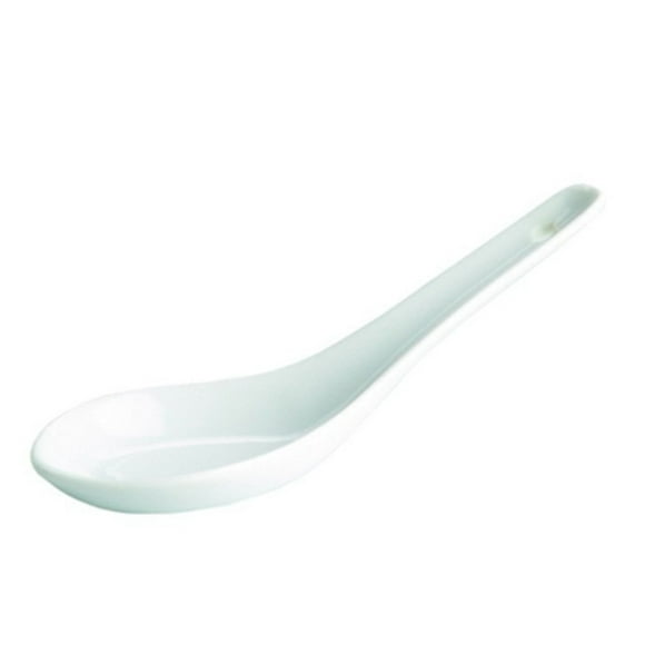 Set De 24 Cuchara Coctel De Porcelana Blanca 11Cm Star Round