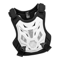 Ioensy - Protector De Pecho Para Motocross, Portátil, Multiusos, Para Ciclismo, Motocicleta, Bicicleta De Carretera, Color Blanco