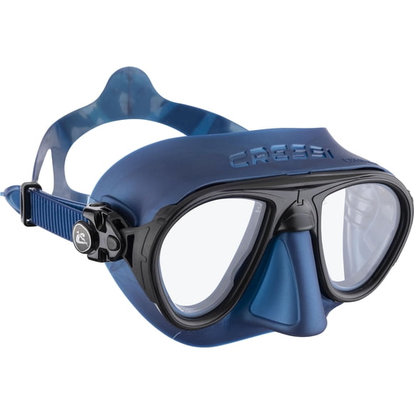 Mascarilla Cressi Calibro azul/negra con sistema Fog-Stop