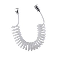 Magideal - Manguera De Ducha Flexible Con Resorte, Manguera De Ducha Flexible En Espiral Para Baño, Manguera De Tubo Pulverizador De Bidé De 1/2 Pulgada Para Duc Blanco