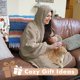 thumbnail image 5 of Sudadera con capucha Tirrinia Oversized Fluffy Sherpa, 5 of 9