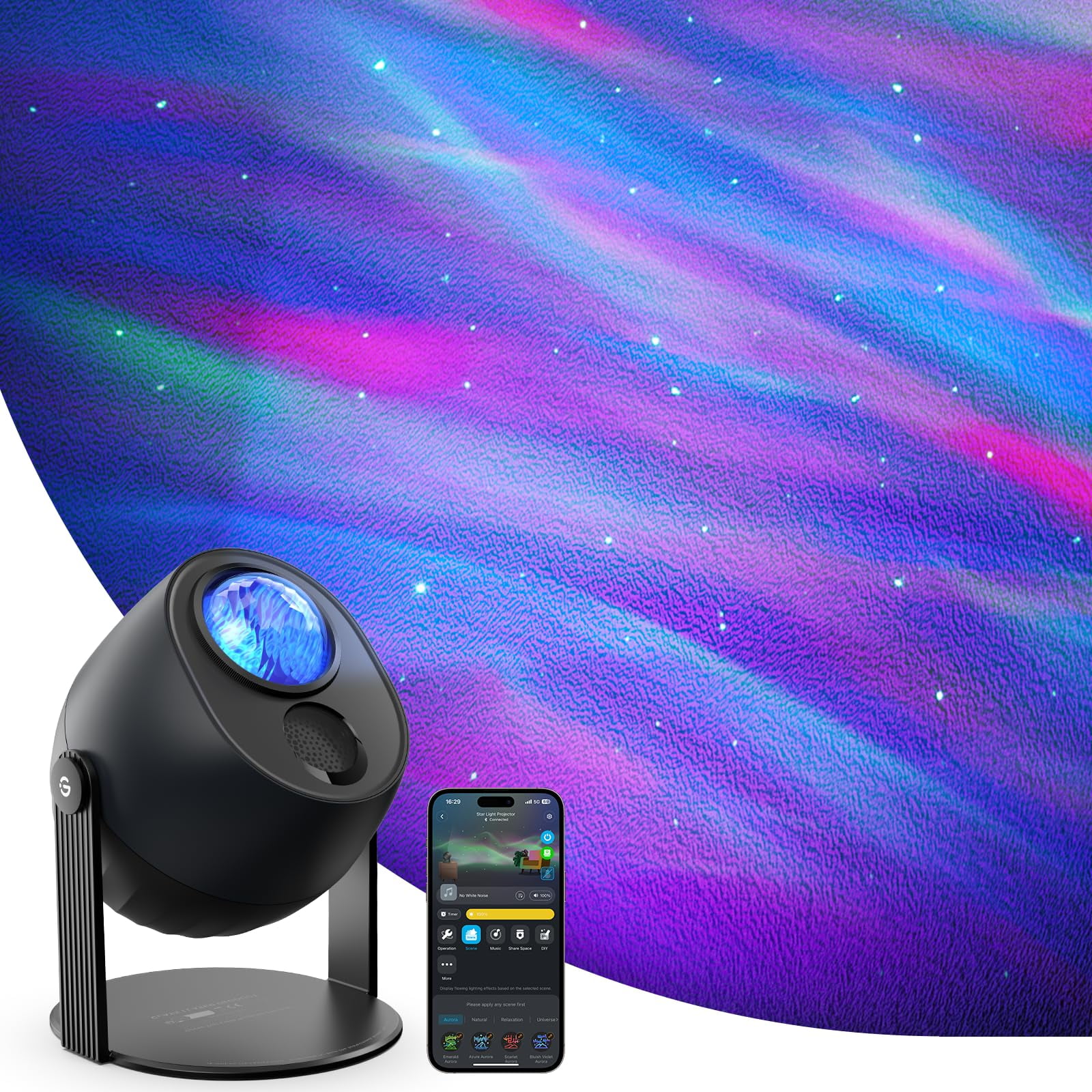 Proyector Star Light Govee Con 3 Efectos De Aurora, 16 Millones De Colores