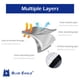 thumbnail image 5 of Mascarillas desechables BlueEagle de 4 capas para adultos, 50 unidades, negras, 5 of 9
