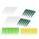 thumbnail image 5 of 48 Piezas Flecha De Tiro Con Arco De 4 Pulgadas Plumas De Pavo Naturales Fletchings Vanes B, 5 of 5
