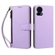 thumbnail image 1 of Funda Tipo Billetera para TCL 50 LE con Soporte y Bolsillo con Cierre Morado, 1 of 1