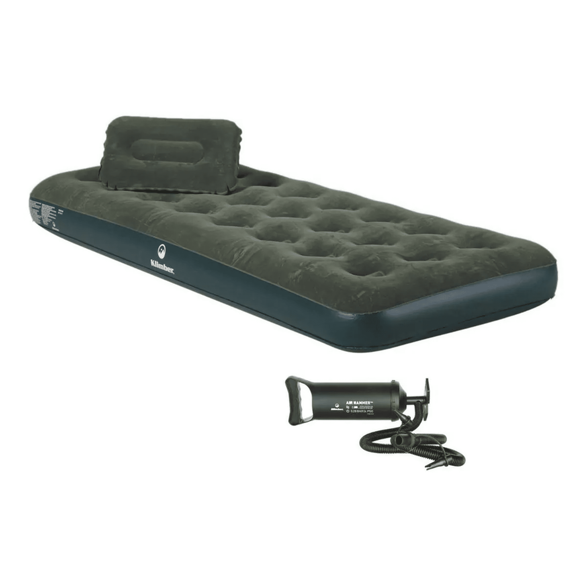 Genérico - Colchón Inflable Klimber Individual + 1 Almohada + Inflador