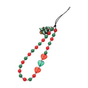 Bothyi - Abalorios Para Teléfono Con Forma De Corazón, Bonitos Abalorios Desmontables, Correa De Muñeca Para Regalo De Amigos, Árbol De Navidad