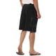 thumbnail image 3 of INSPIRE CHIC Pantalones Cortos de Tabla Sólidos para Hombre de Secado Rápido con Cintura Elástica y Cordón 34 Negro, 3 of 7