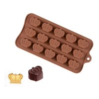 Genérico - Molde Chocolate Moldes Silicona Molde De Chocolate Corona