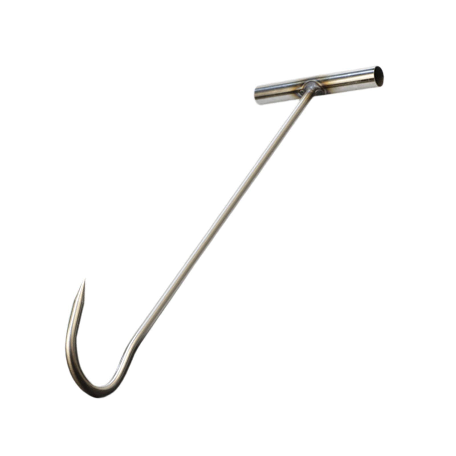 Bothyi - Gancho Para Carne, Gancho Rígido Para Herramientas De Cocina, Tapas De Alcantarilla Para Chefs, Gancho Para Cubierta De Drenaje De 50cm