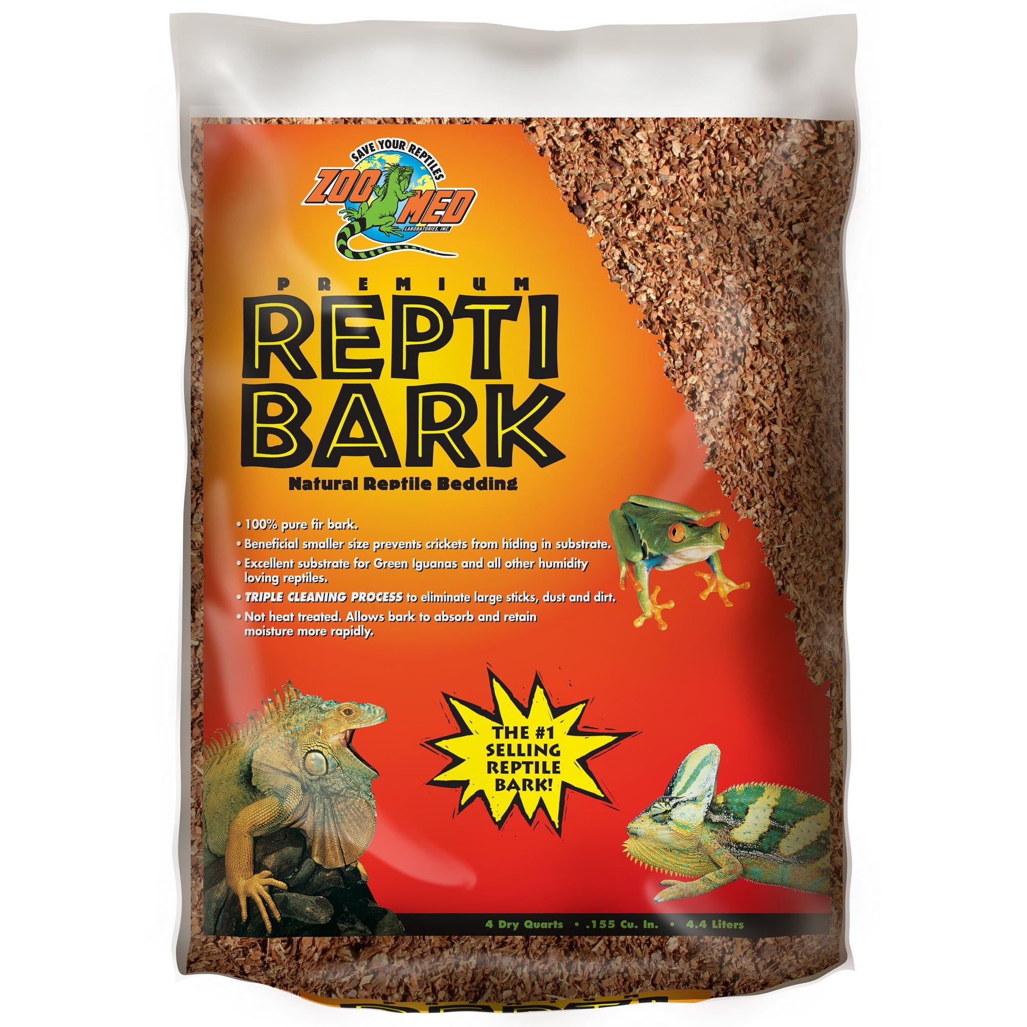 Sustrato Para Terrario Repti Bark 3 8l