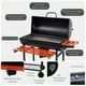 thumbnail image 4 of Parrilla Tambor a Carbón Relan BBQ WOOD con Tapa y Ruedas, 4 of 12