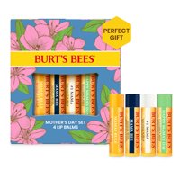 Set De Bálsamo Labial Burt'S Bees Balm Bouquet Original Beeswax, Paquete De 4