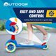 thumbnail image 3 of Scooter infantil de 3 ruedas OutdoorCruiser con dirección por inclinación y luces LED, 3 of 7