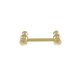 thumbnail image 1 of Tirador de armario Allied Brass Colección Carolina, 7,6 cm, latón satinado, 1 of 1
