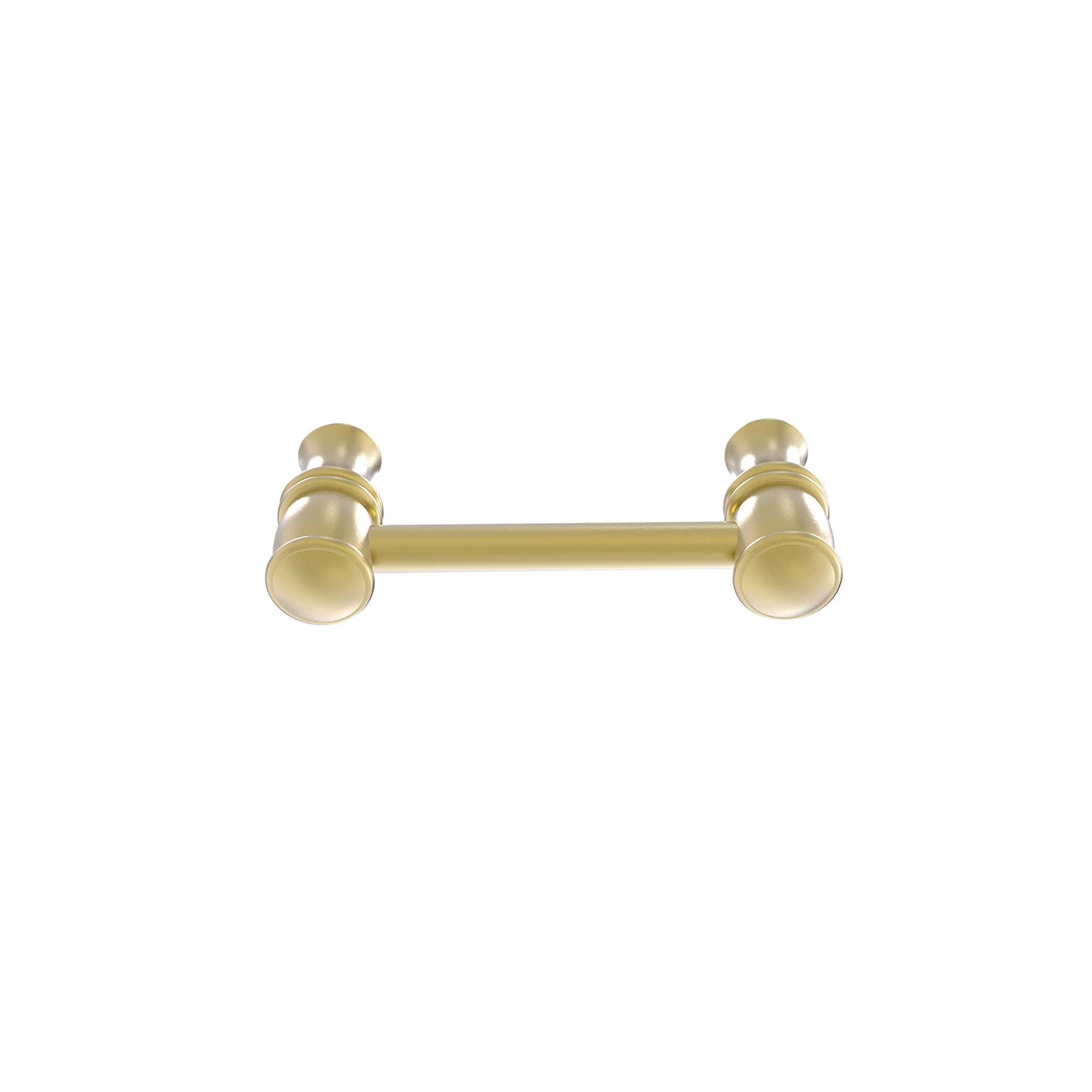 Tirador De Armario Allied Brass Colección Carolina, 7,6 Cm, Latón Satinado