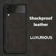 thumbnail image 1 of Premium Lamb Leather Wallet Phone Case With Shockproof Flip Cover For Samsung Galaxy Z Flip 3/4 - Protect Your Phone in Style!, 1 of 2