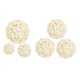 thumbnail image 1 of 6 Uds Bola De Mimbre De Ratán Natural Accesorios Para Fotos Hogar Boda DIY Baratija, 1 of 5