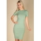 thumbnail image 1 of Vestido Midi Ajustado De Canalé, 1 of 5