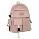 thumbnail image 1 of Trendy Girls Canvas Shoulders School Bags Fashion Student High Capacity Waterproof College Backpack Boy Travel Book Bag, 1 of 3