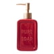 thumbnail image 1 of Dispensador De Jabón De Manos De 16 Oz Portátil Reutilizable Para Baño De Mesa Líquido Rojo, 1 of 2