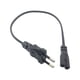 thumbnail image 2 of Cable Adaptador De Corriente De 1 Pie Eu Macho A IEC320 C7 10A Corto Para Computadora Portátil PC, 2 of 5