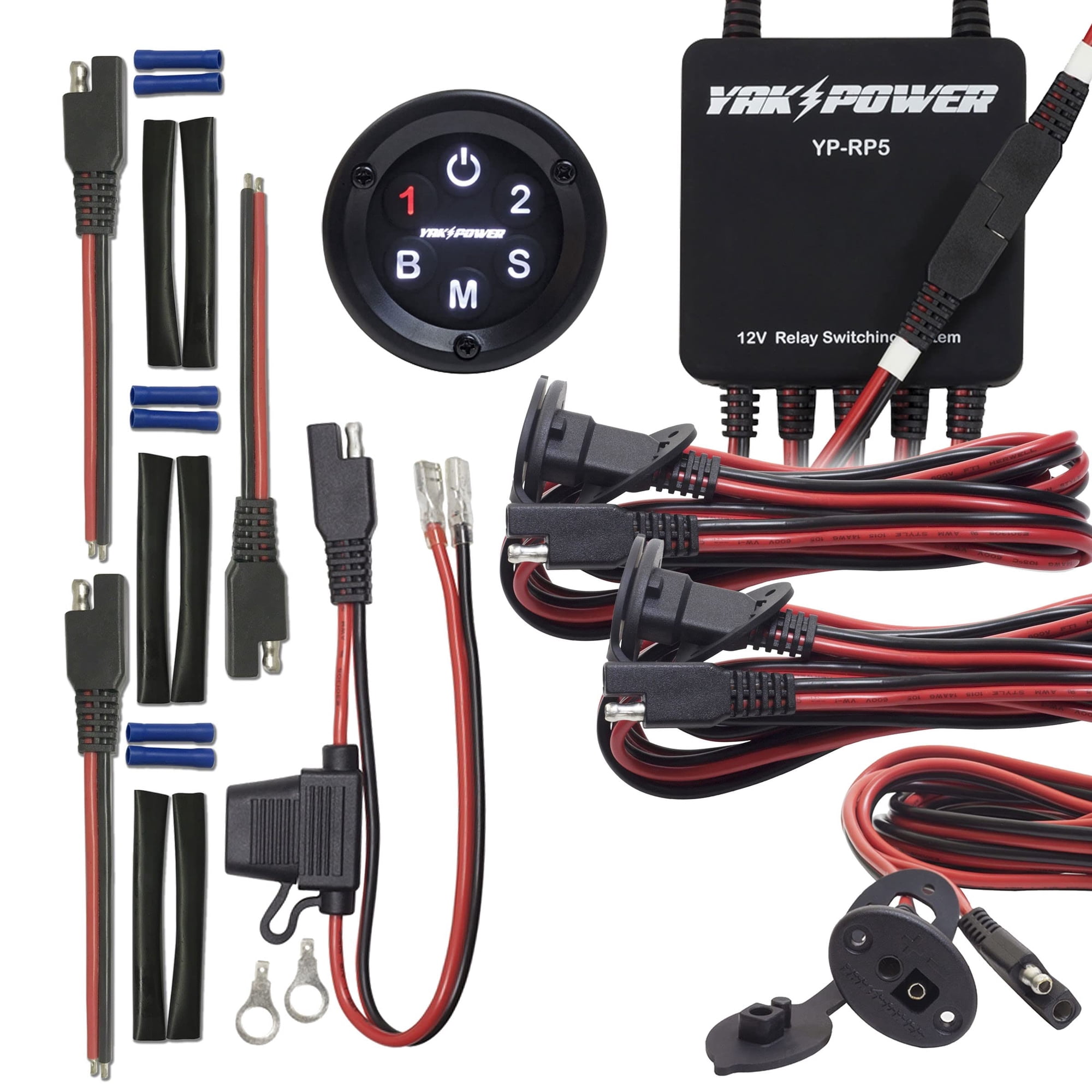 Solución De Cableado Yak-power Sistema Completo Cableado De 5 Canales