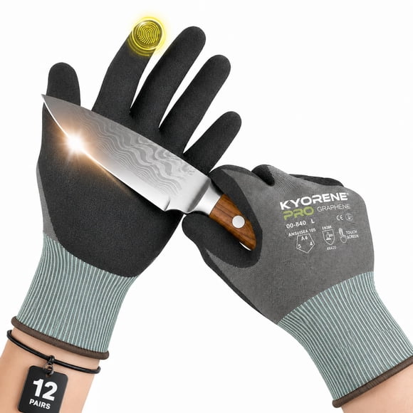 Guantes de trabajo Armor Guys ANSI A4 talla grande (12 pares)