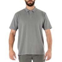 Polera Pique Quebec Manga Corta Gris Hombre