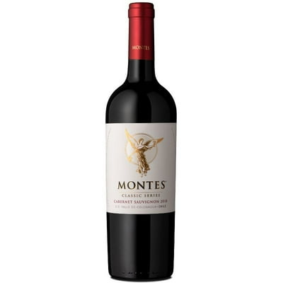 Vino Tinto Cabernet Sauvignon 14° Botella 750 Ml Montes