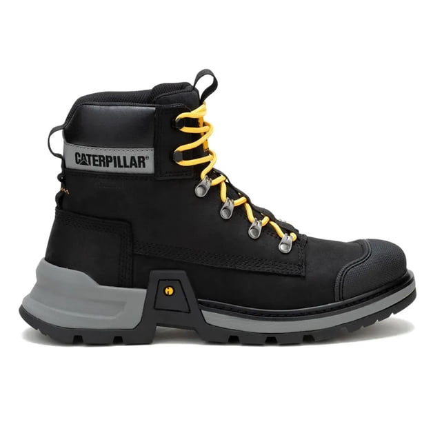 Zapatilla CAT Waterproof Hombre Colorado Expedition Negro