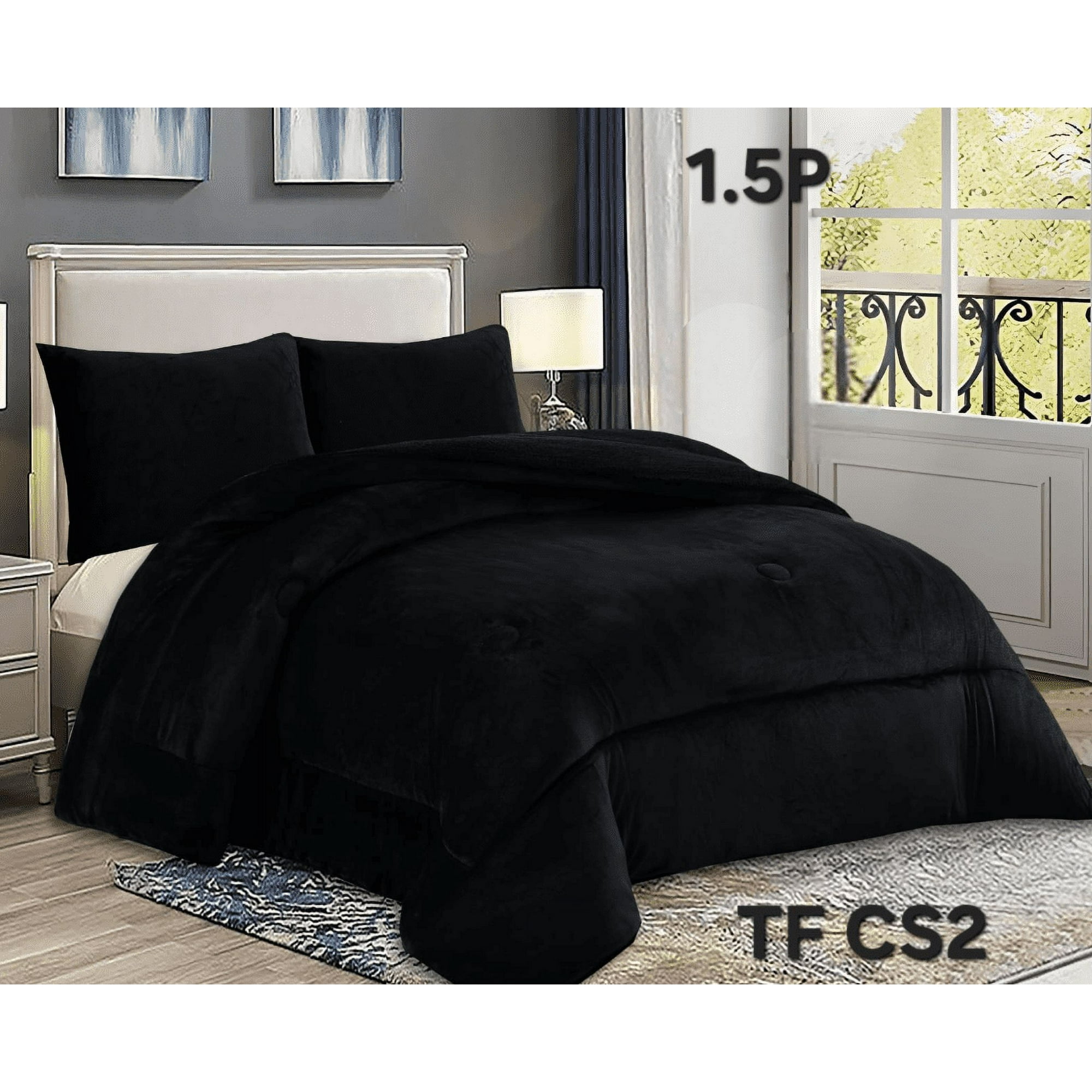 Todostore - Cobertor De Invierno Plush Liso Plaza Y Media