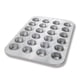 thumbnail image 1 of Mini molde para magdalenas y magdalenas USA Pan de acero aluminizado de 24 cavidades, 1 of 5