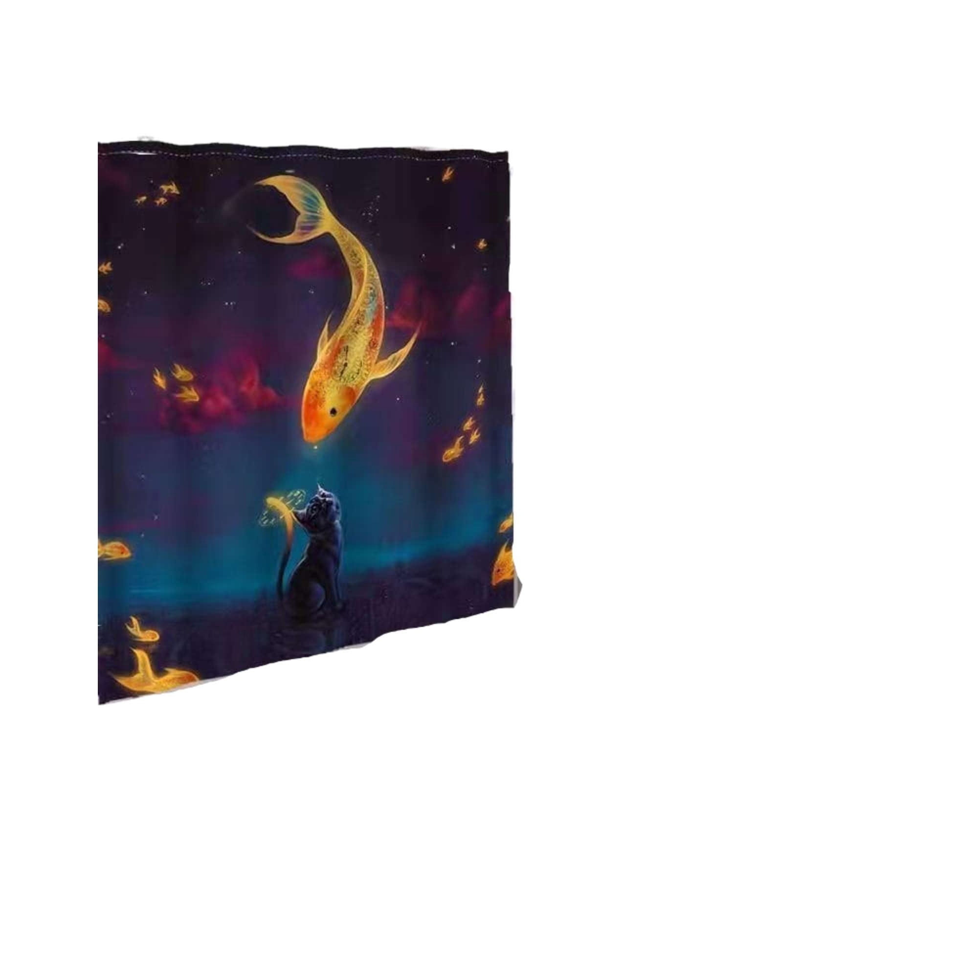 Genérico - Cortina De Baño Con Forro De Ducha 180 Cm L46