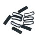 thumbnail image 5 of 10pack reloj anillos de cierre de silicona negro 1, 5 of 5