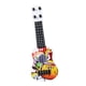 thumbnail image 2 of Ukelele para Juguete de guitarra Juguete de ukelele de aprendizaje temprano Instrumento musical de simulación para juguetes de fiesta Educación Patrón de grafiti, 2 of 5