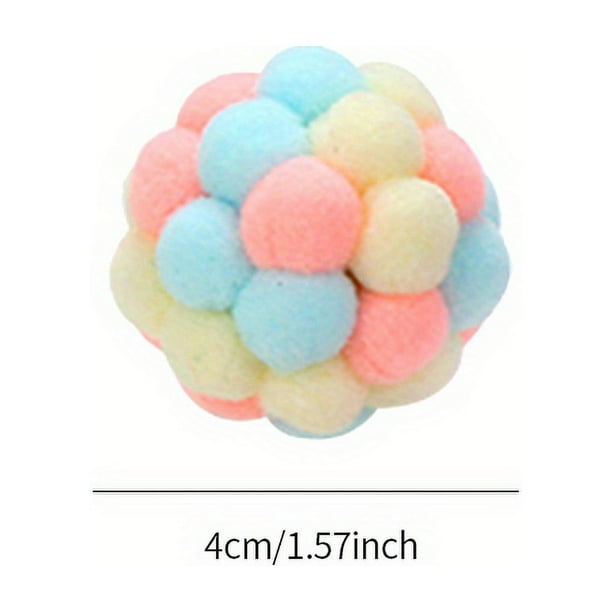 Interactive Colorful Bouncy Balls Cat Toys Playing Pet Supplies Funny Chewing Toy