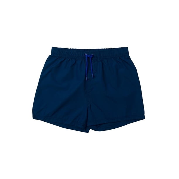 Traje de baño azul marino short sin malla niño Talla 8