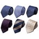 thumbnail image 1 of Corbata Passabin de Seda Jacquard Tejida para Hombre 6 Piezas (Dorado, Rojo, Azul Cielo, Azul), 1 of 9