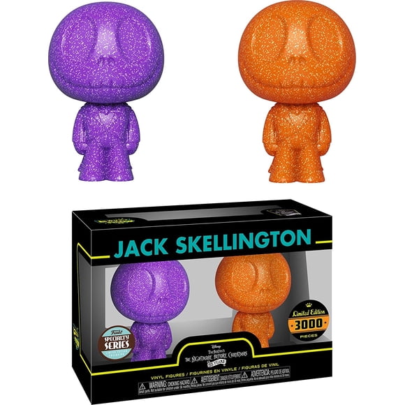 Figuras Funko Hikari XS Jack Skellington Pesadilla antes de Navidad Paquete de 2